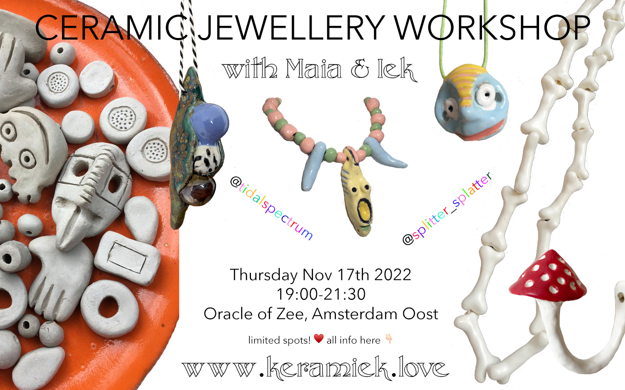 ceramic workshop amsterdam artist keramiek werkplaats nederland splitter splatter