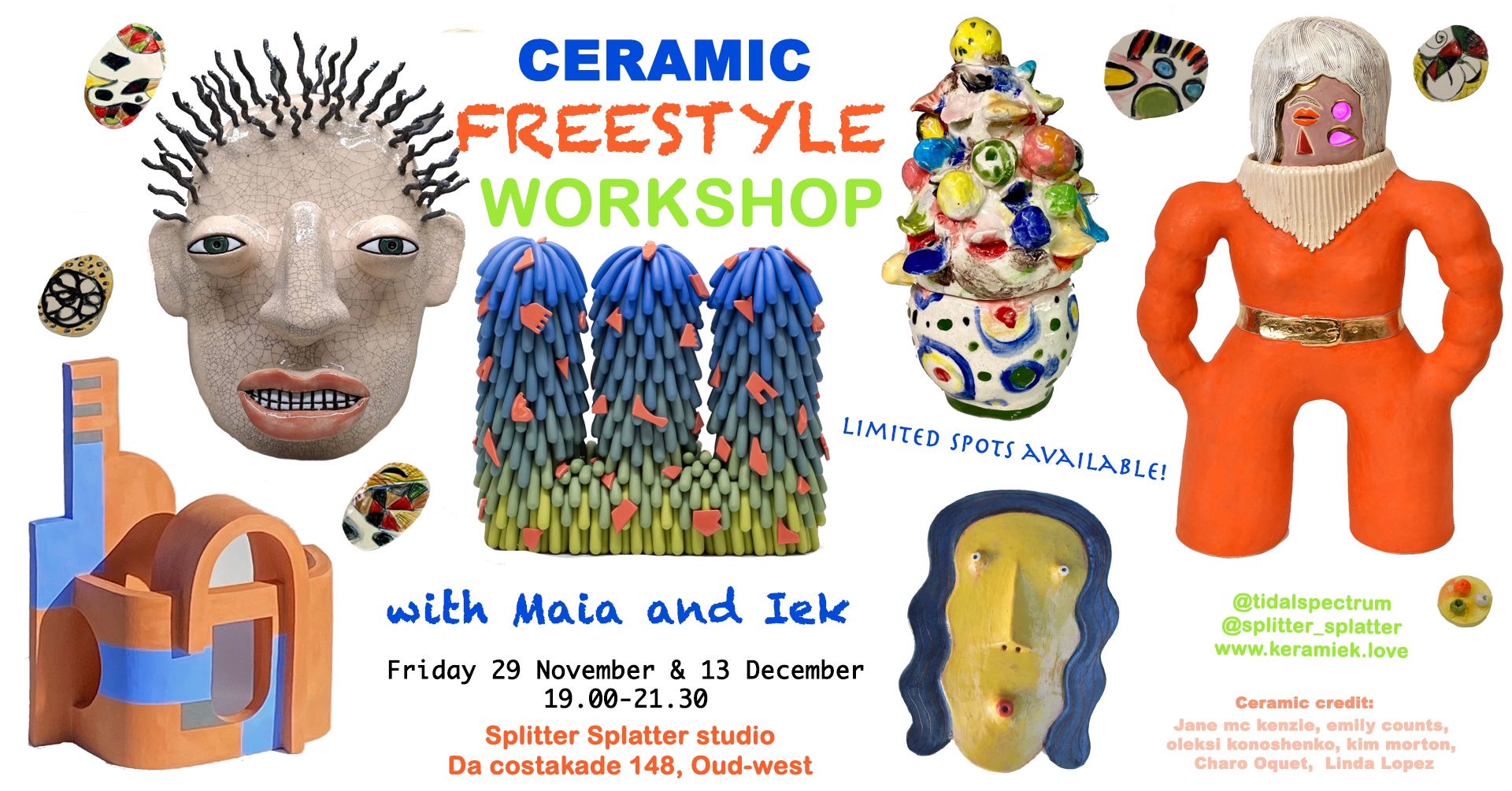 keramiek amsterdam workshop keramikos tetterode